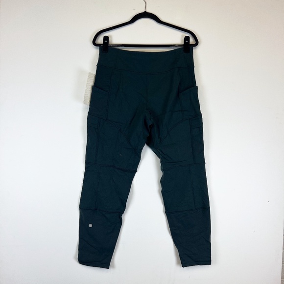 NEW Lululemon Women's Om & Roam Untight Tight Leggings Pants Fuel Green 10 - Picture 3 of 3